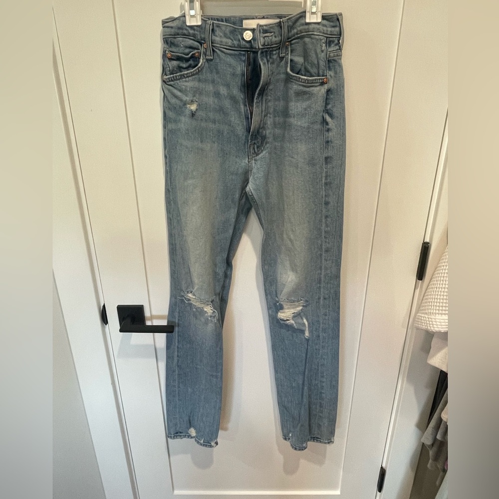 Mother Superior High Waisted Rider Skimp Jeans